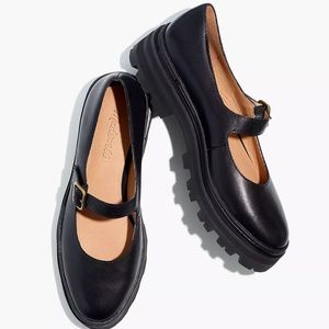 The Freya Platform Lugsole Mary Jane in box